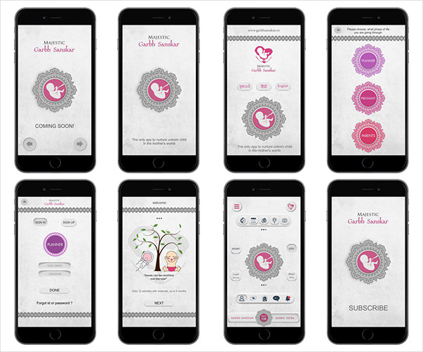 Mobile App UI Design