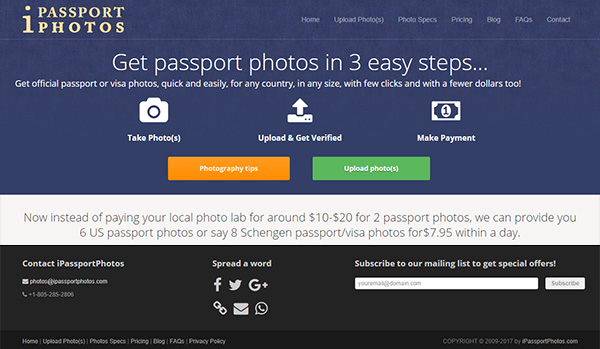 iPassportPhotos - Website